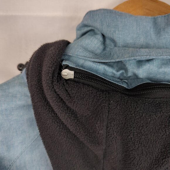 Little Donkey Andy Blue Ski Jacket with Removable Hood - Picture 10 of 10